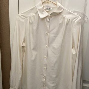 FINAL MARKDOWN Lee mar vintage qiana blouse 14